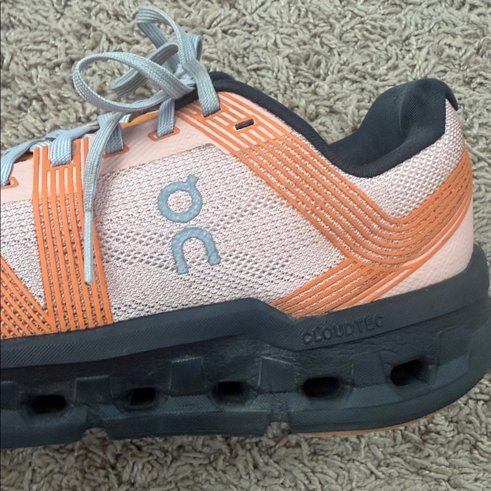 On Cloudgo Women Rose/Magnet Colorway Swiss Running Shoes Size 7.5 - Picture 7 of 11